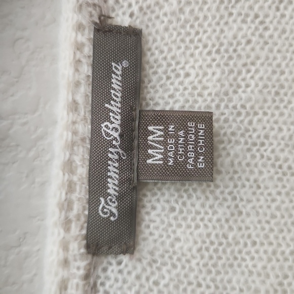 Tommy Bahama Sweater Womens Size M Wool Mohair Tunic Knit Color Block - Picture 3 of 13